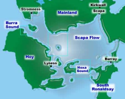 Map Showing Burra Sound