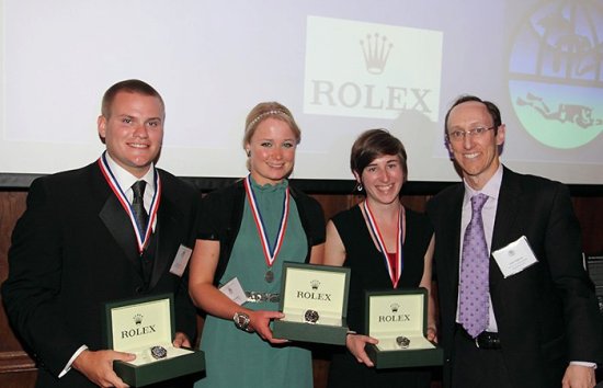 Receiving our Rolex Submariners!